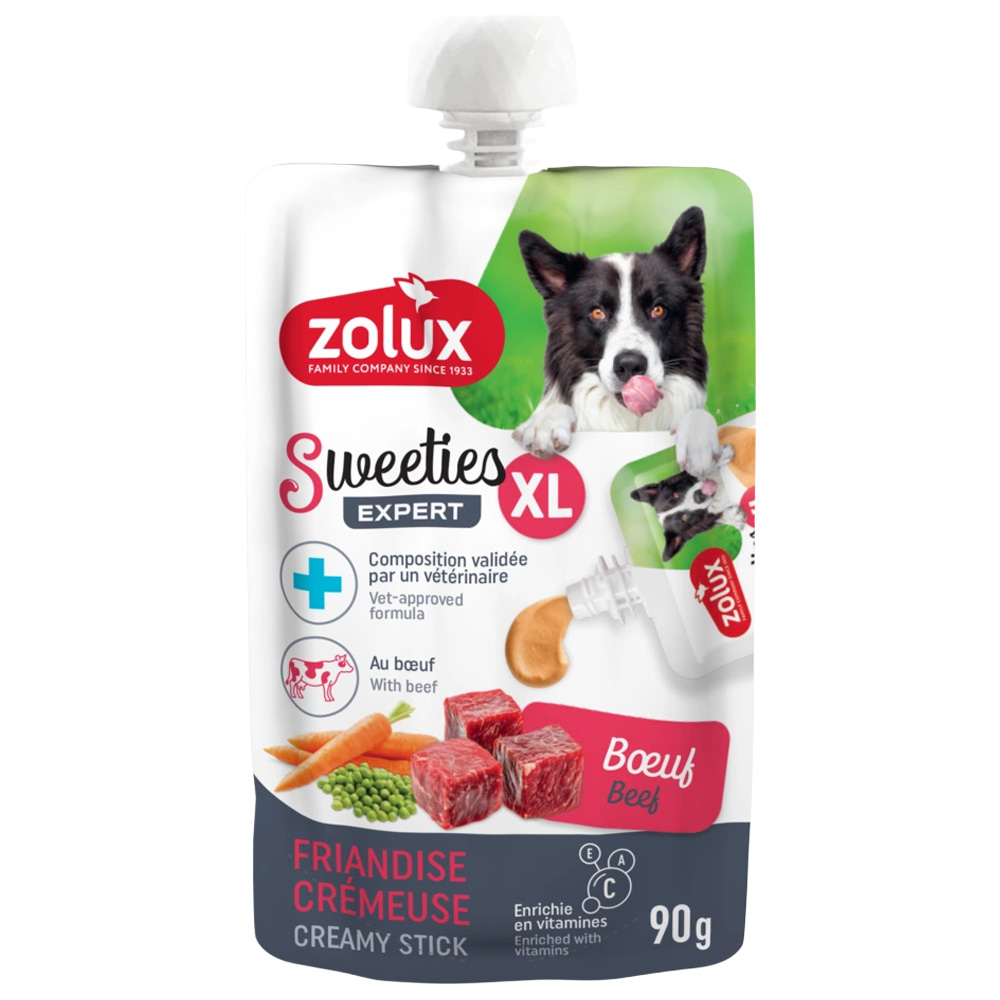 Przysmak Kremowy dla Psa SWEETIES XL z Wołowiną 90g ZOLUX